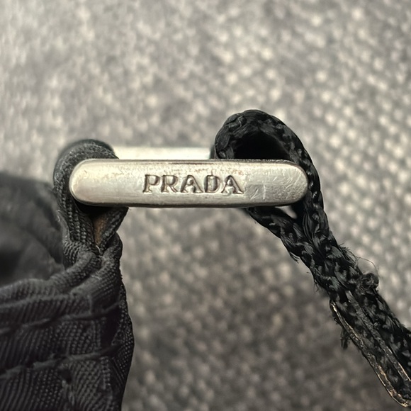 Authentic Prada Triangle Logo Black Nylon Crossbody Bag - Picture 6 of 13